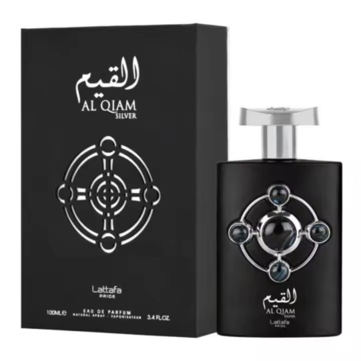Perfume Árabe 100% Original Al Qiam Silver de Lattafa: La Esencia Intemporal de Lujo y Distinción Oriental - 1