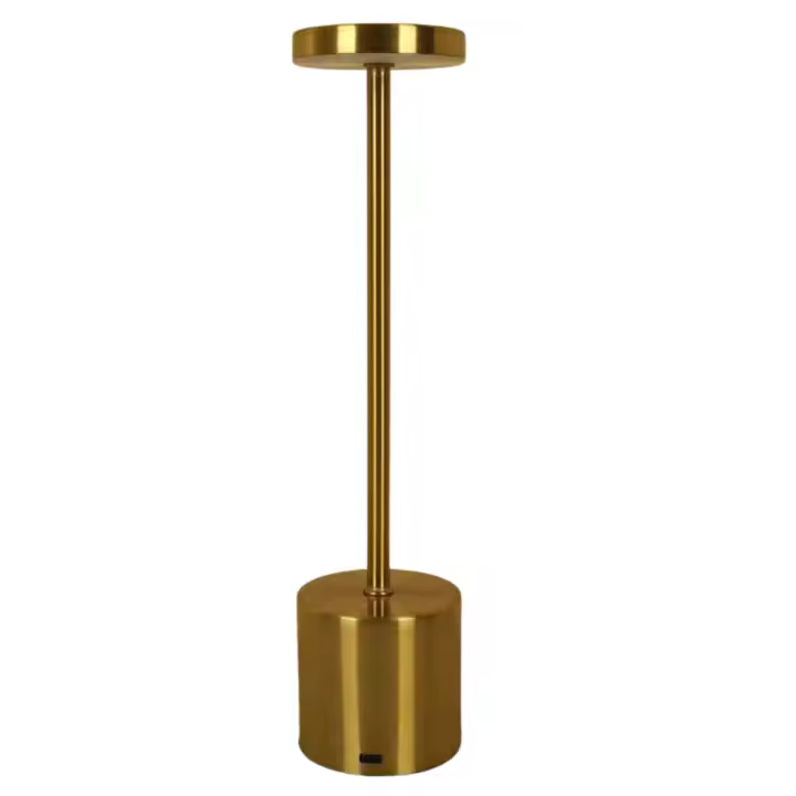 Lámpara de Mesa de Metal táctil LED Simple, Luz de Mesita de noche de Tres Colores, Barra de Luz Ambiental Creative, decoración al Aire Libre - 1