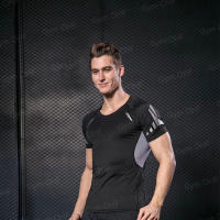 Camiseta De Compresión Para Hombres MMA Rashguard Boxeo Camiseta Corta De Entrenamiento En El Gimnasio Fitness Deportes Jiu Jitsu - details 1