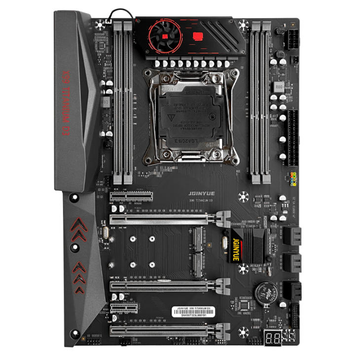 Placa Base JGINYUE ATX X99 Para Intel LGA 2011-3 E5 V3 V4 DDR3 1333 1600MHz Con M.2 NVME SATA USB 3.0 Para Servidor Y Estación De Trabajo