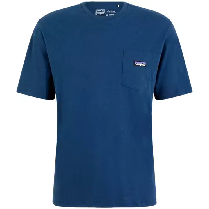 Camiseta de Manga Corta Patagonia Daily Pocket Tee para hombre en color azul - 1