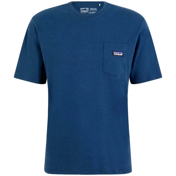 Camiseta de Manga Corta Patagonia Daily Pocket Tee para hombre en color azul - 1