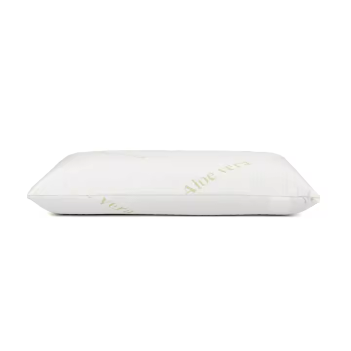 ALMOHADA VISCO ORIGINAL DE DANRELAX - Almohada viscoelastica con tejido  Aloe Vera, termoregulable adaptable al cuello con una alta recuperación. Hipoalergenica, ergonómica, transpirable. Altura de 13 cm. ¡Imagina tu descanso! - 1