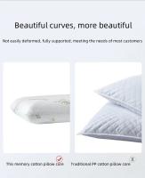 Almohada De Adulto Para Un Solo Usuaria Almohada De Memoria De Bambú Con Rebound Lento Diseño Invisible De Cremallera Relleno De Espuma De Algodón Espacioso Para Protección - details 3