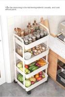 Estante De Almacenamiento Multinivel Innovador Para Cocina Y Baño Organización De Alimentos Para Bebés Y Artículos De Toallas - details 7