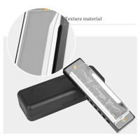 Harmonica Con C Llave 10 Agujeros 20 Tonos Coloridos Instrumento De Viento De Madera Para Principiantes Enseñanza Juguete Regalo - details 2