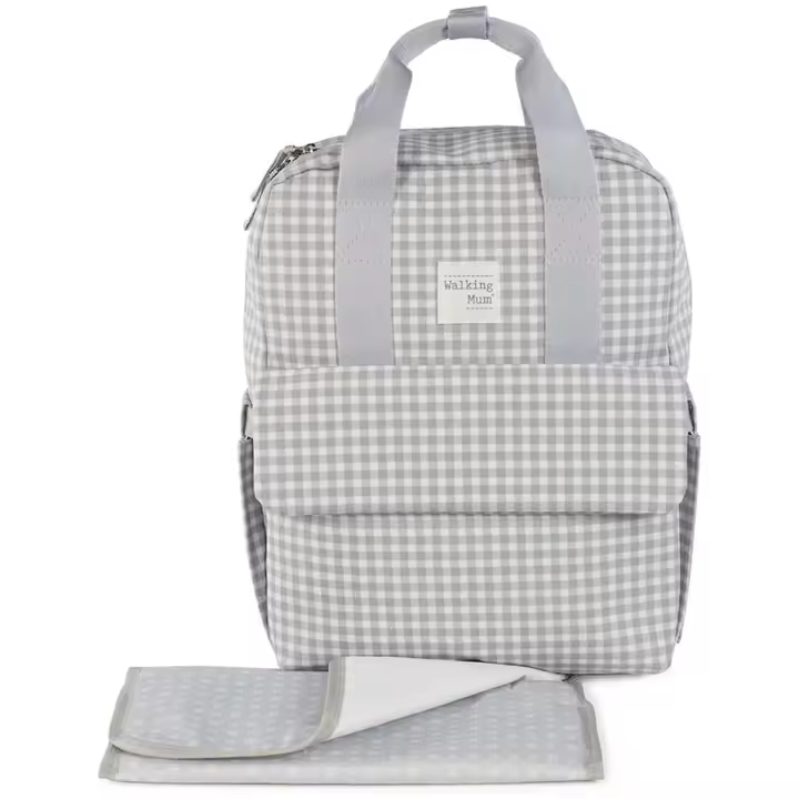 Accesorios Walking Mum Mochila I Love Vichy Grey - 1