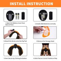 3 PCS Estimulador Adelgazante Corporal Entrenador De Músculos Abdominales Masajeador De Vibration Inalámbrico Quemagrasa Fitness Entrenamiento Ejercicio - details 1