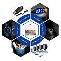 Kit De Repuesto De Fusibles Estándar Para Coche Y Camión 120Pcs 2/3/5/7.5/10/15/20/25/30/35A Fusible De Hoja Estándar Para Automóviles Y Camiones - details 20