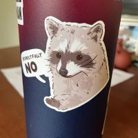Pegatina De Vinilo Para Coche Raccoon Respectfully No Funny Decorativa Impermeable Para Ventanas Y Parachoques De Motocicleta Y Auto - details 2