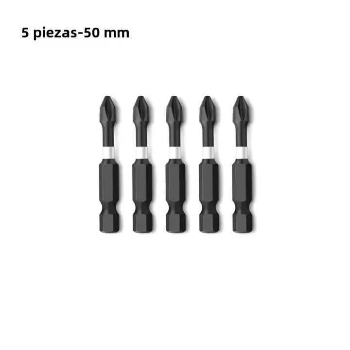 Juego De Puntas De Destornillador Magnético PH2 S2 Alta Dureza Para Perforación De Materiales Herramientas De Impacto - 1