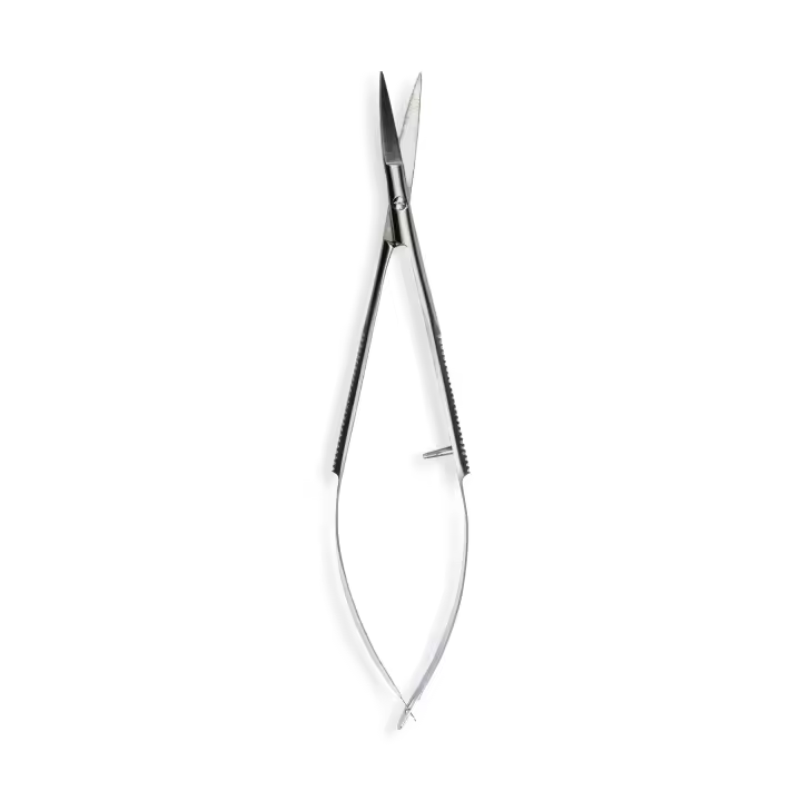 Andreia Professional Spring Scissors Tijera Curva para Uñas - Tijera de Acero Inoxidable para Manicura - 1