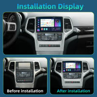 Podofo Radio de coche Android 2 Din para Jeep Grand Cherokee 2008-2013 Carplay 8+128GB AI Voice WIFI+4G DSP GPS Navegación Multimedia Reproductor de Video - details 1