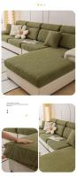 Cubierta De Sofá Universal Elástica En Tela De Poliéster Con Técnica De Tejido Jacquard Para Sala De Estar Amigable Con Animales De Compagnie Adecuada Para Todas Las Estaciones - details 7