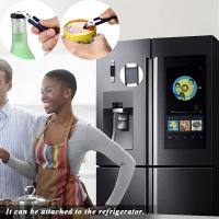 Bote Abrepuertas Multifuncional Para Viajes Al Aire Libre Y Cocina Con Imán Herramienta Laboriosa De Acero Inoxidable (3pcs) - details 1