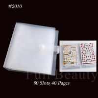Libro De Almacenamiento Para Uñas Con 80 Ranuras Organizador De Decales Y Fotos Herramienta De Manicura Display Show Shelf - details 10