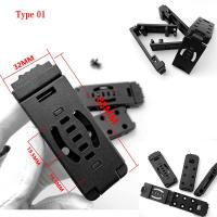 Clip De Cinturón Para Cuchillo Kydex Con Bucle Tek Lok Y Correa Holster De K Sheath Scabbard Kit Para Armas De Fuego Negro Verde Marrón - details 1