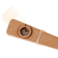 1Pc Flauta De Madera Kazoo Fácil De Aprender Y Jugar Para Principiantes Instrumento De Accompagnement Simple - details 2