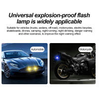 Luz De Advertencia LED Para Motocicleta Con Control Remoto Inalámbrico Indicador De Señal De Avión Anticolisión Para Drones Resistente Al Agua - details 7
