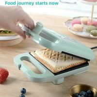 Sandwichera y tostadora portátil de alta potencia con revestimiento antiadherente, fácil de limpiar, calentamiento rápido, máquina para desayunar, diseño compacto, placa antiadherente, ideal para queso a la parrilla, filetes, etc. - details 7