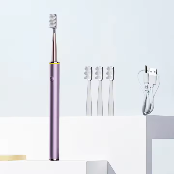 Cepillo De Dientes Eléctrico Inteligente Con Cerdas Suaves De DuPont Y Múltiples Ajustes Para Parejas Incluye Batería Recargable - 1