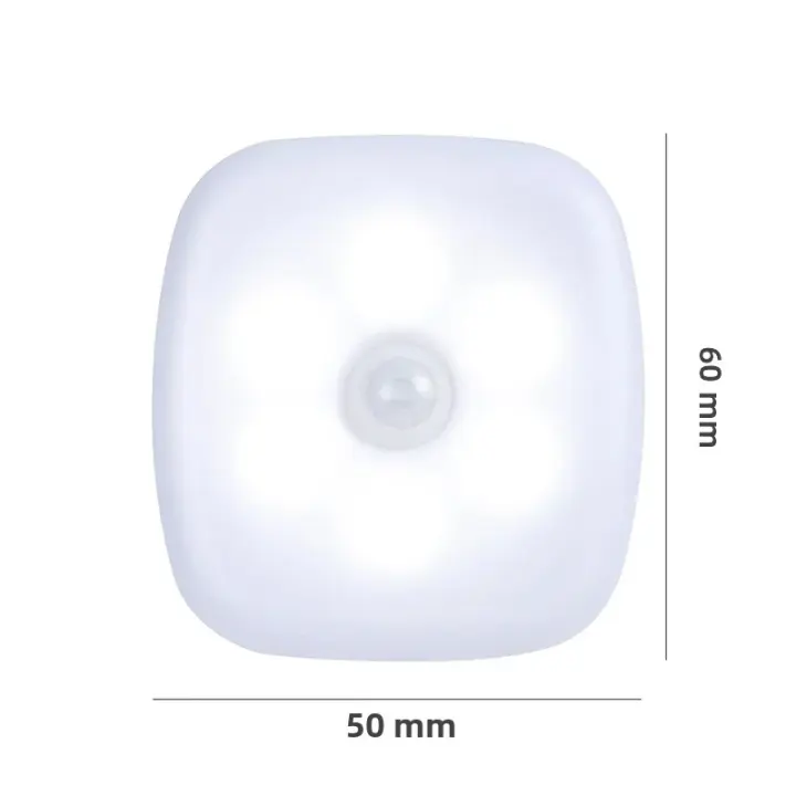 Luz Nocturna LED Inalámbrica Con Sensor De Movimiento Protección Para Los Ojos Fijación En El Enchufe Para El Salón - 1