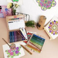 KALOUR Set De Lápices De Colores Profesionales 50/72/180/240/300 Pcs Lápices De Aceite Para Dibujos Y Pintura Artística Suministros Para Colorear - details 52