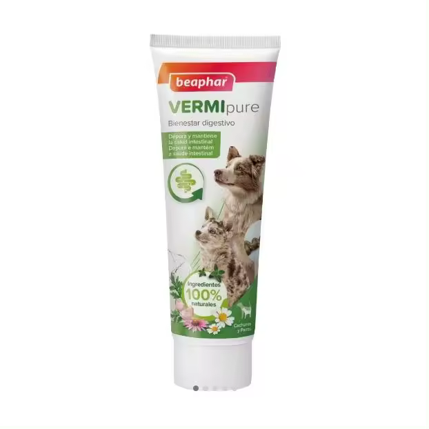 BEAPHAR - VERMIPURE PERROS PASTA DE 100 GRAMOS - 1