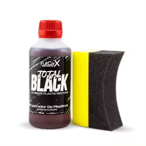 AutoFullCar - TOTAL BLACK - SUPER RÉCUPÉRATION DE PNEU ET PLASTIQUE AVEC ÉPONGE FullCarX - 1