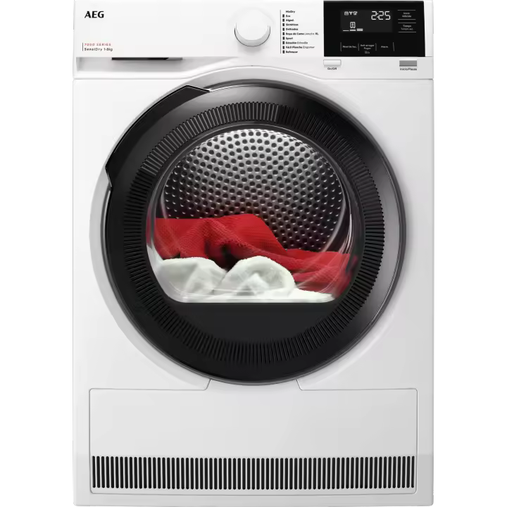 AEG - Secadora con Bomba de Calor Serie 7000 SensiDry de 8 kg - TR718P4OB - 1