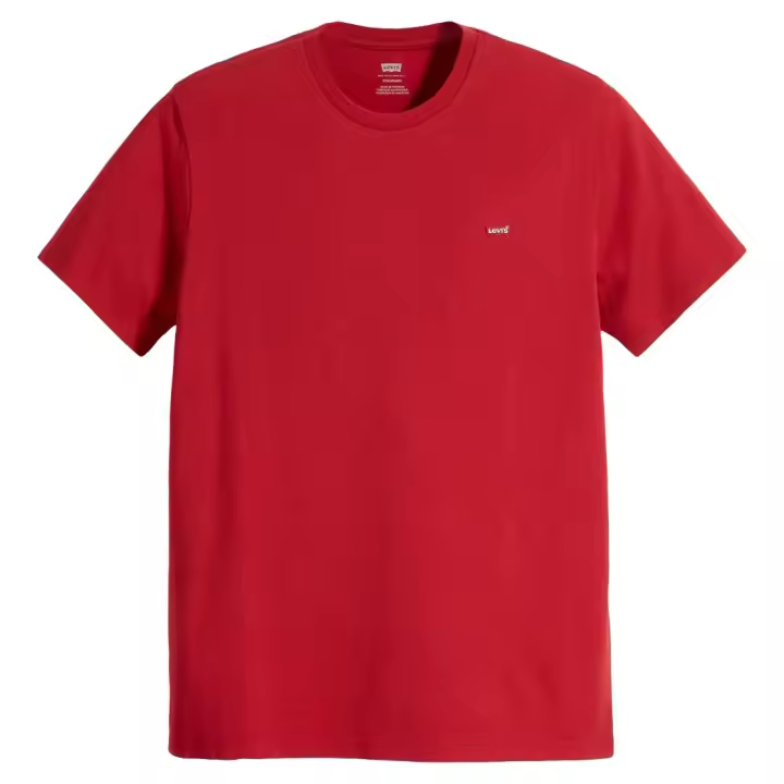 Levis, Housemark Original, Camiseta, Manga Corta, Sportwear, Clasica, Fit Atemporal, Algodon, Hombre, Rojo, 56605_0176// - 1