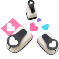 Pulverizador De Agujeros DIY Love Punch 9/16/25mm Para Scrapbooking Y Oficina Herramienta De Corte Para Papel Y Embossing Para Niños - details 1