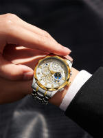 Reloj De Hombre POEDAGAR Moda Cronógrafo Luminoso Impermeable Con Fecha Reloj De Pulsera De Acero Inoxidable Cuadrado Reloj Para Hombre - details 2