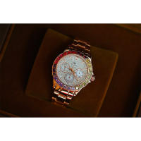 Relojes de mujer Relojes de cuarzo de lujo Reloj de pulsera creativo de moda impermeable - details 6