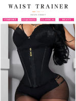 Faja Colomniana De Compresión Doble Para Mujer Control De Abdomen Postparto Modeladora Y Adelgazante Talla XS-3XL Color Negro - details 2