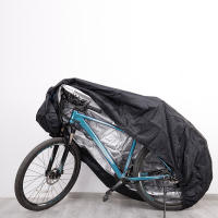 Cubierta Para Bicicleta 210D Oxford Impermeable Y Anti-UV Para Almacenamiento Al Aire Libre Cubierta Completa Para Dos Bicicletas - details 2