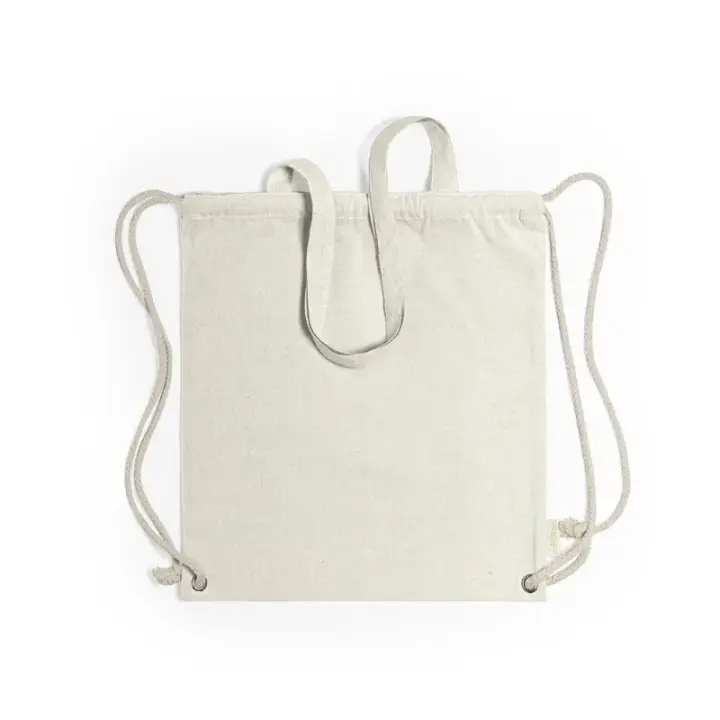 BOLSA MOCHILA FENIN Algodon Reciclado Beige - 1