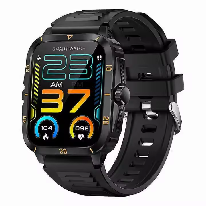 KT71 3ATM impermeable reloj deportivo 1,96 pulgadas pantalla Bluetooth llamada pulsera inteligente (APP: DaFit) - 1