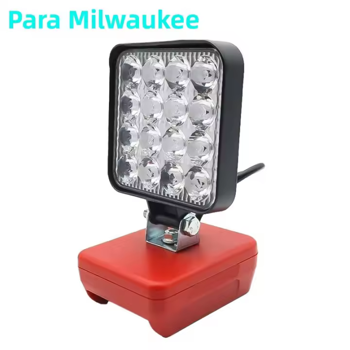 Lámpara Portátil LED Para Batería Dewalt Milwaukee 18V 20V Luz De Trabajo Exterior Sin Cable Herramienta De Emergencia Para Pesca - 1