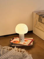 Lámpara De Mesa Recargable Portátil Para Decoración De Escritorio Restaurante Y Camping En Colores Verde/Naranja/Blanco/Marrón - details 2