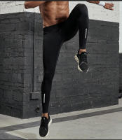 Pantalones De Compresión VANSYDICAL Para Hombre Con Cinturón Elástico Y Rayas Reflectantes Tights De Running Y Gimnasio - details 12