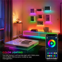Tira De LED Neón RGBIC 1M 2M 3M 5M 10M 12V Impermeable Luz De Colores Completos Sincronización De Música Decoración Para Habitación De Juegos Y Sala De Estar - details 10