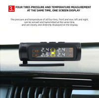 Sistema De Monitoreo De Presión De Neumáticos E-ACE TPMS Inteligente Sin Fuerza Pantalla LCD Alarma De Seguridad Electrónica - details 8