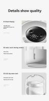 Humidificador USB De Gran Capacidad 6.8L Doble Rociador Para Casa Dormitorio Oficina Habitación Con Pequeño Luz Nocturna - details 12
