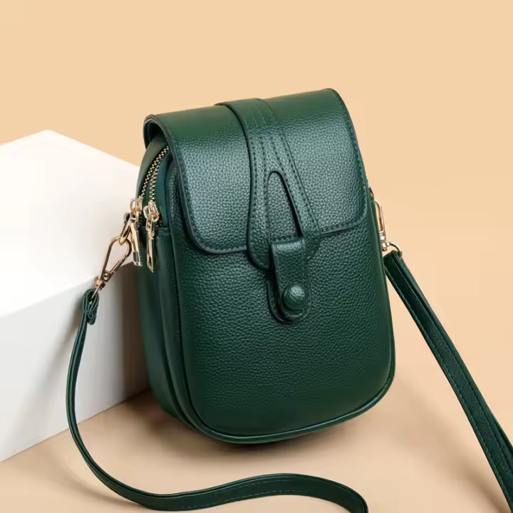 Bolso Elega de cuero de alta calidad para Mujer, Bandolera de hombre, de diseño de lujo - 1