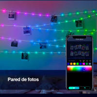 Ventronik Cadena De Luces LED RGB Navidad Control APP Dreamcolor Y Dimmable RGBIC Decoración De Fiesta Y Año nuevo - details 2