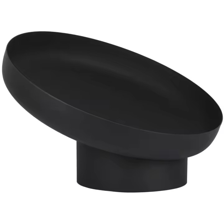 Esschert Design Brasero inclinado acero negro FF402 - 1
