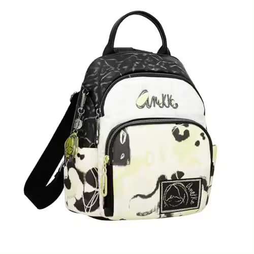 Mochila Antirrobo Memories - Diseño Seguro con Bolsillo Secreto y Asas Ajustables | Material Reciclado | Medidas: 28x29x14 cm - 1