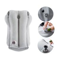 Almohada De Viaje Inflable Para Cuello Y Barba Soporte De Cabeza Y Mentón Para Avión Oficina Descanso Moderna PVC Adultos - details 5
