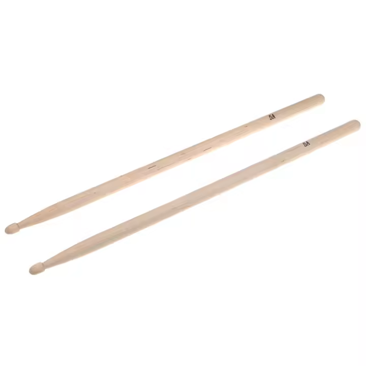 Par De Batones De Batería De Madera De Arce 5A Ligeros Y Profesionales Para Conjunto De Batería Accesorios Para Instrumentos Musicales - 1